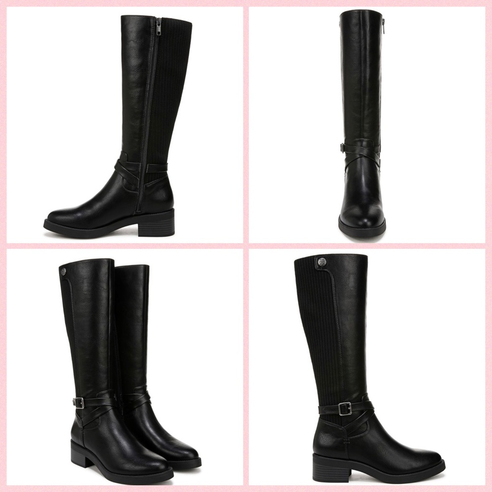 Life Stride Black Over the Knee Boots - Picture 15 of 16